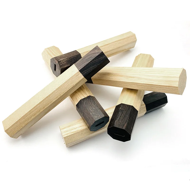 Premium Octagonal Japanese Chef Knife Handle - Ergonomic Solid Wood Grip for Gyuto, Nakiri, and More