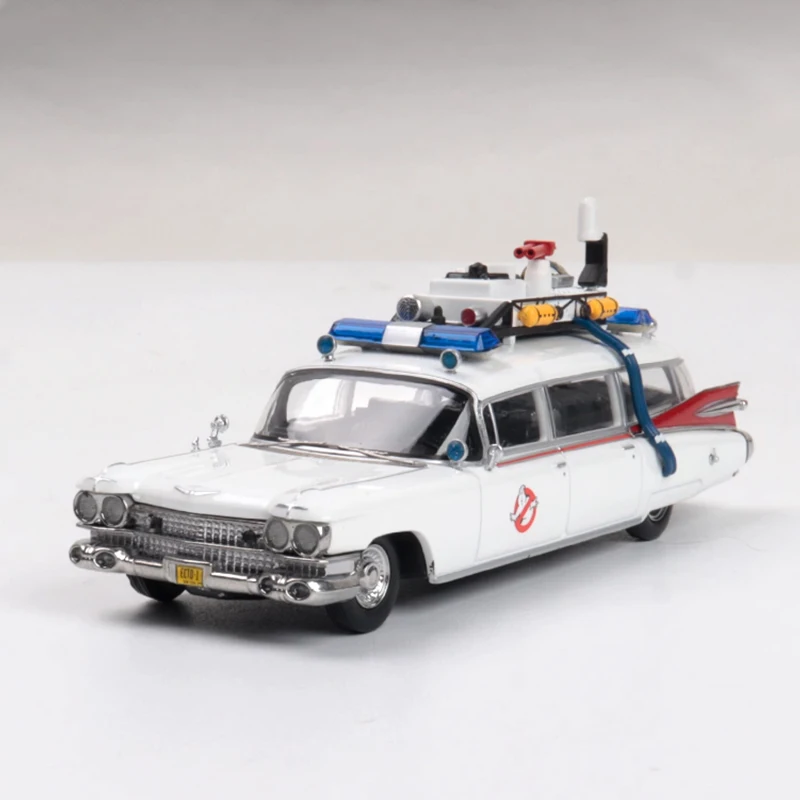 

Литая под давлением оригинальная модель из сплава ECTO-1 в масштабе 1:64, имитация классического украшения, хобби, сувениры, коллекция подарков, статический дисплей