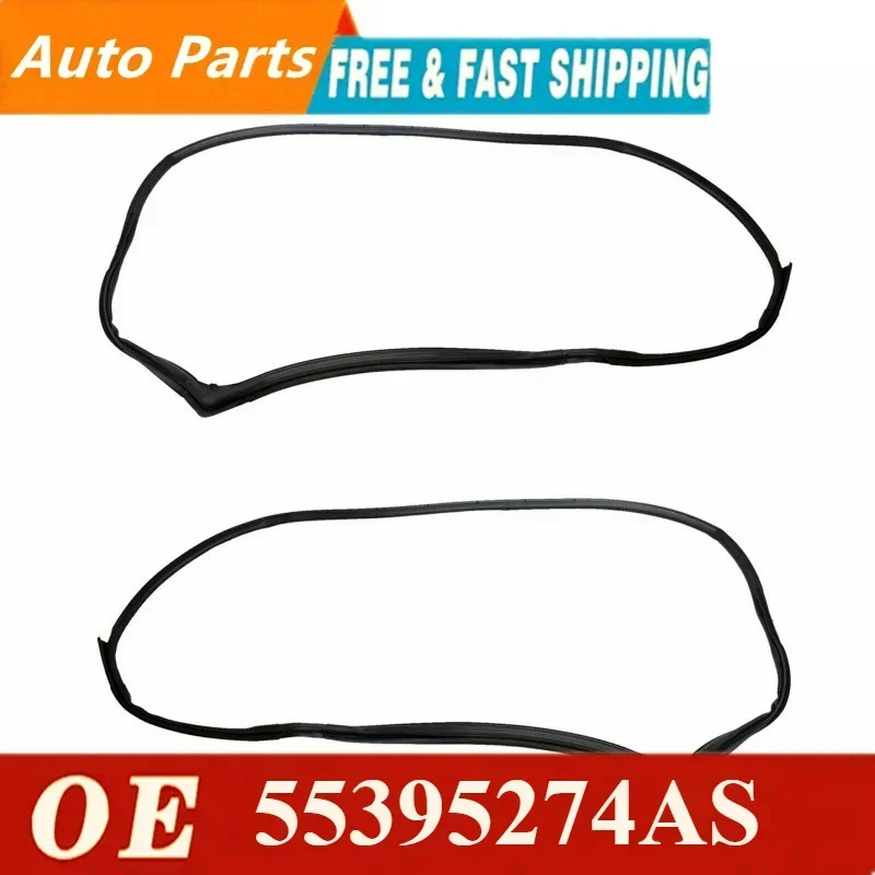 High quality Front Left/Right Side Door Weather Strip Seal fit for Jeep Wrangler JK 55395274AS 55395275AS 55395275AU 55395274AU