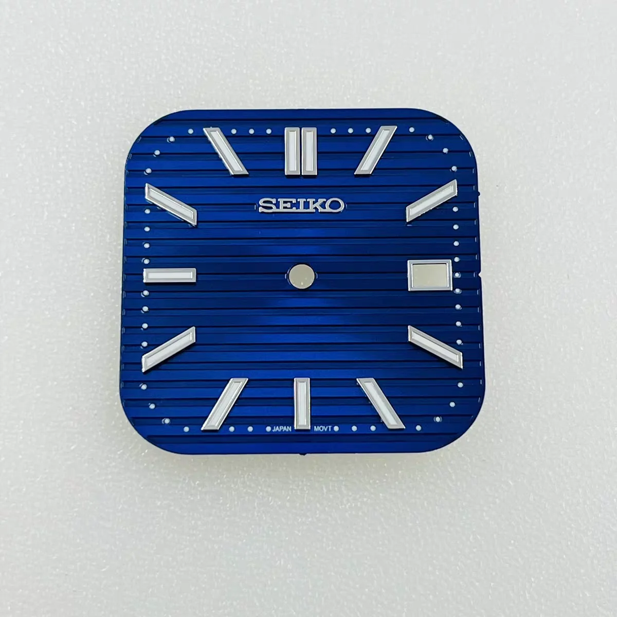 29.5mm NH35 Dial/NH36 Dial Mechanical Watch Modified Green Luminous II Nautilus Dial S logo Single Calendar for seiko mod