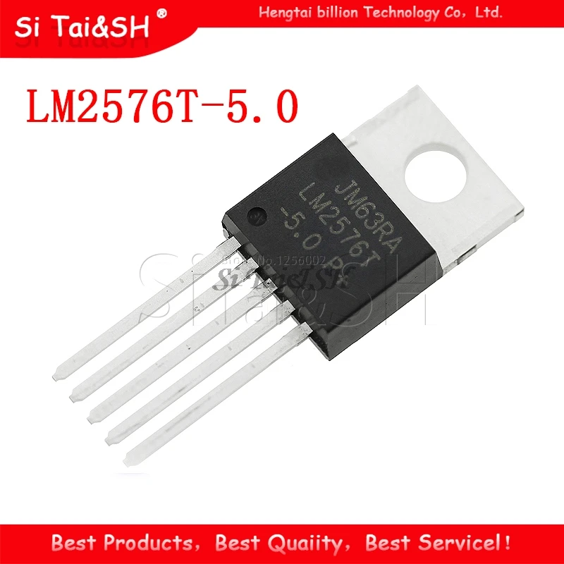 10PCS LM2576T-5.0 LM2576-5.0 LM2576T-5 LM2576T-5V 신규 및 기존 데이터 시스템
