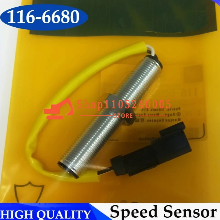 

116-6680, новый высококачественный датчик скорости 1166680 для деталей экскаватора M312 M315
