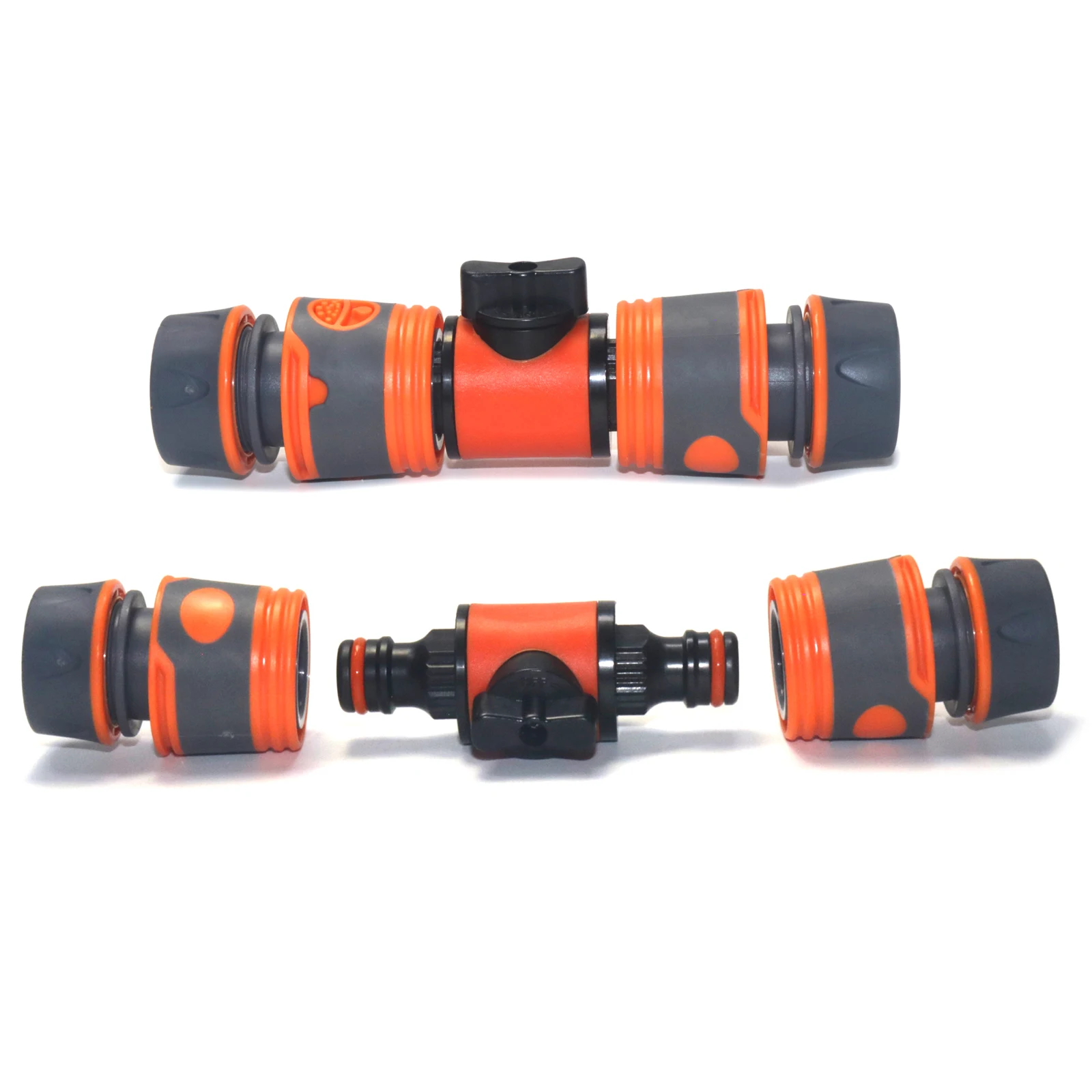 16 مللي متر الكرة صمام خرطوم محول موصل سريع اقتران مشترك موسع ربط إصلاح لحديقة أنابيب الري وقف المياه #2