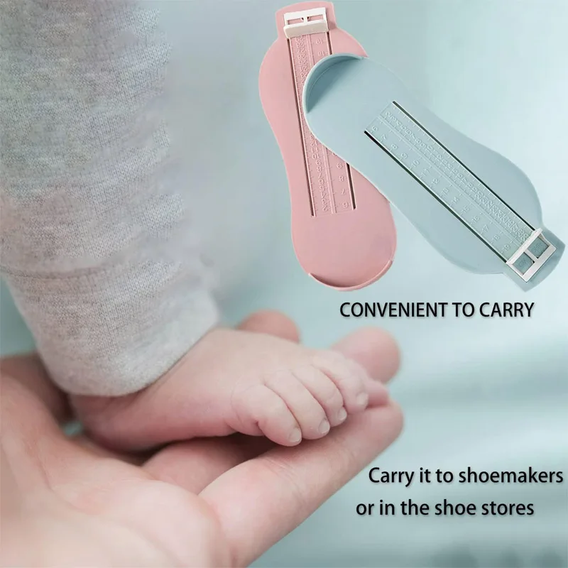 Foot Measuring Device Baby Tool Family Online Buying Shoes Foot Length Measuring Ruler With Scale for 0-8 Years Old Kids