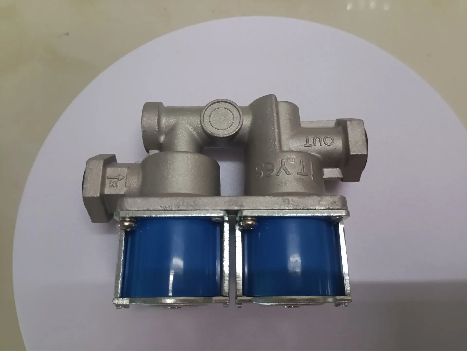 Universal Solenoid Valve Double Solenoid Valve 24V for Gas Oven with internal thread adapters Repair Parts