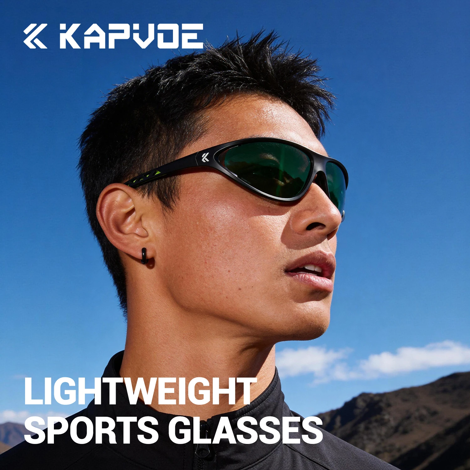 

Солнцезащитные очки Kapvoe Fashion Retro для велоспорта, спортивные очки для мужчин, фотохромные очки для велоспорта, бега, походов, с защитой от ультрафиолета UV400