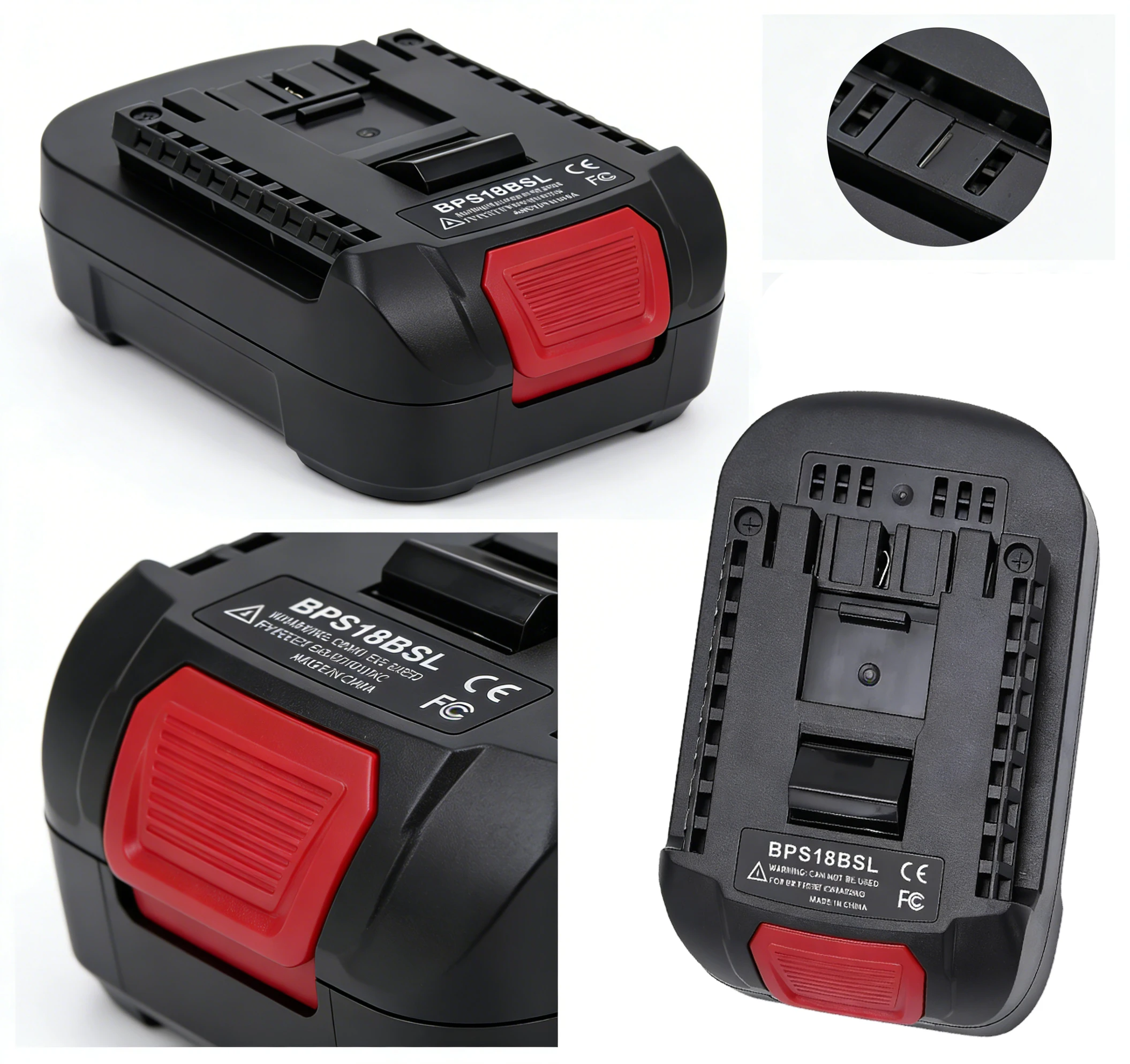 

BPS18BSL Battery Adapter for Black&Decker for Stanley 20V Battery Converter to for Bosch 18V Battery GBA Series Power Tool