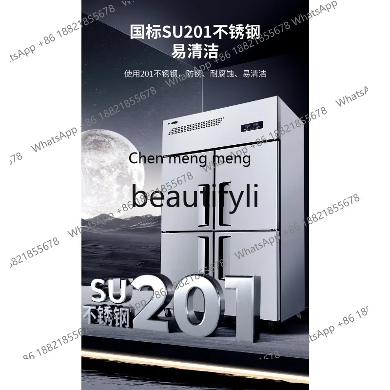 

Новое поступление, кухонный шкаф VF-910DT, холодильник, коммерческий кухонный холодильник с прямым охлаждением, двойная температура, замораживание, четыре