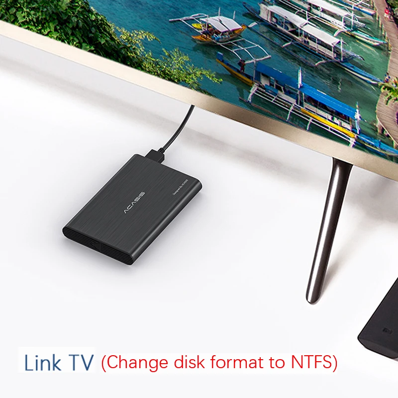 ACASIS ''2tb 1TB 500GB Super disco rigido esterno USB3.0 HDD Storage per PC, Mac,Tablet, Xbox, PS4 ,PS5 ,TV box4 Color HD