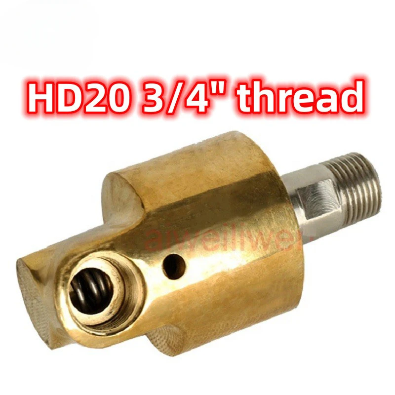 3/4 Inch HD20 DN20 Rotating Joint 360 Rotary Joint Water Air Oil Swivel Coupling Spray Universal Connector Brass Rotation Union