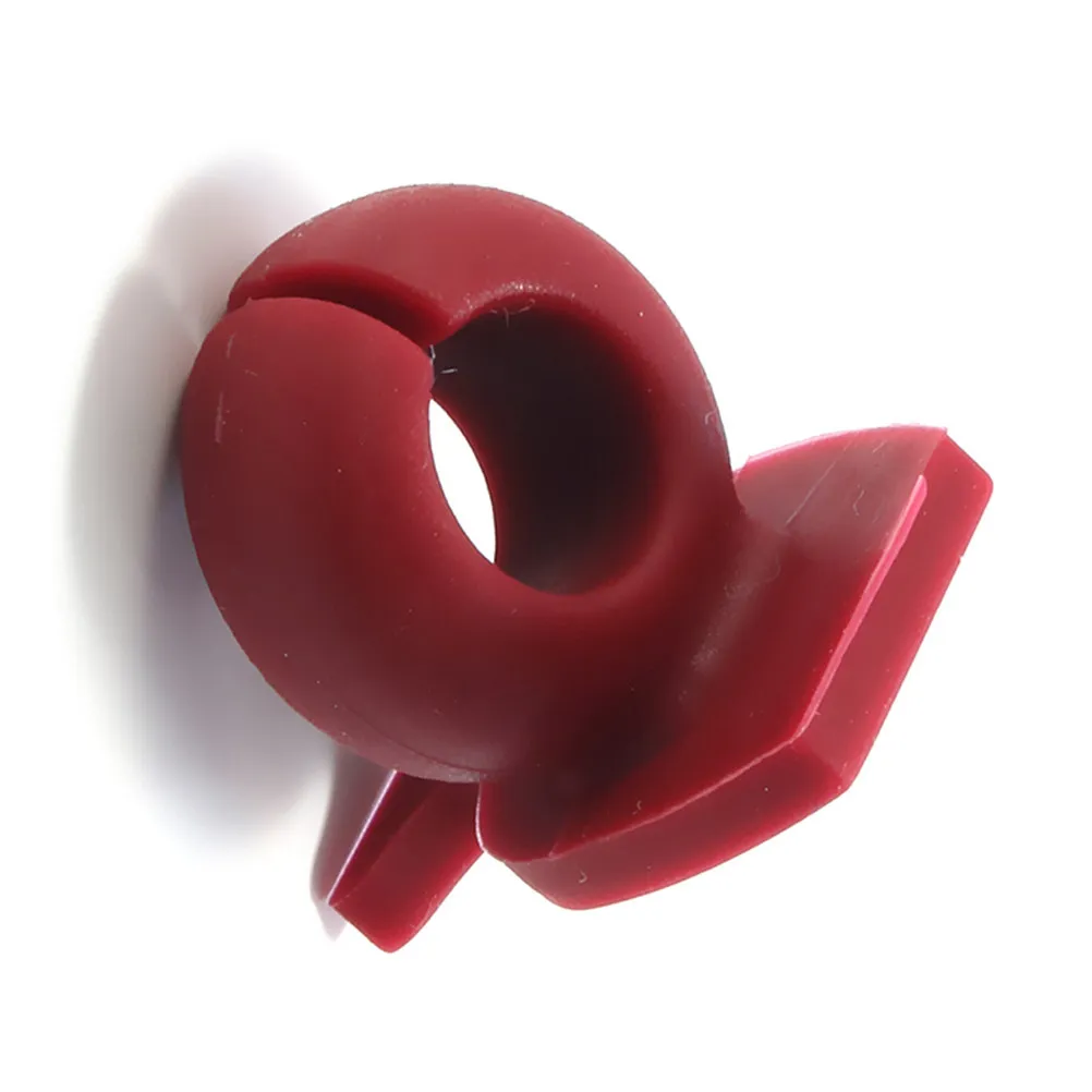 

8Pcs Silicone Wine Glass Marker Mixed Colors Creative Glass Shape Drinking Cup Identifier Party Label Unique Drink Tag