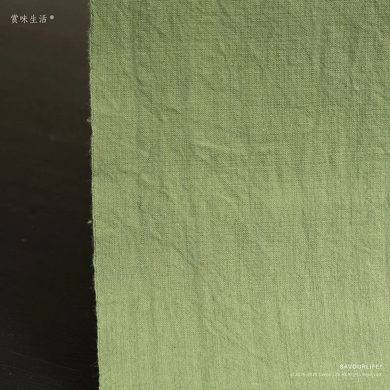 100% Cotton Fabric Tea Mat DIY Sewing Cloth Handwoven Table Runner 47x100 cm for Tea Ceremony Table Decor Gift