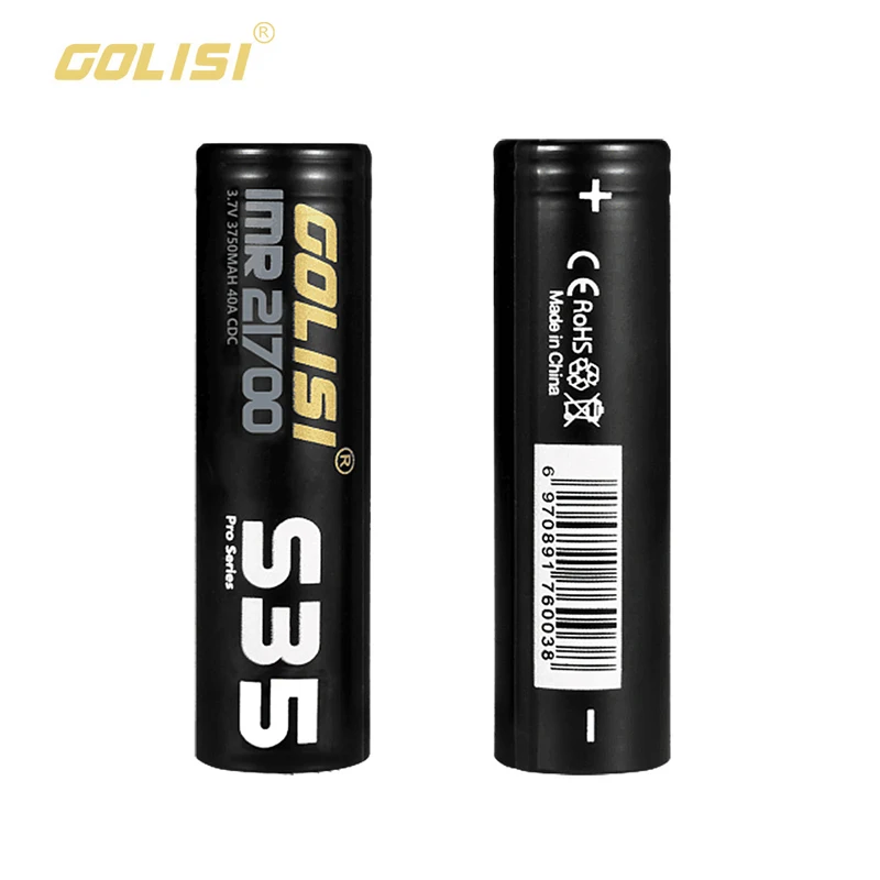 1-10pcs originale GOLISI S35 21700 batteria al litio ricaricabile 3750mAh 30A scarica continua per torcia del giocatore di gioco