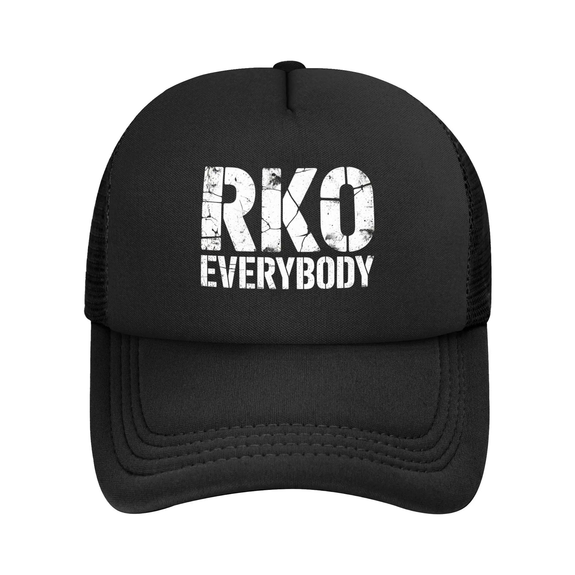 Unisex Wrestling RKO Everybody  Trucker Hat Mesh Baseball Caps Snapback Caps  Trucker Cap Adjustable Sports Cap Wholesale New
