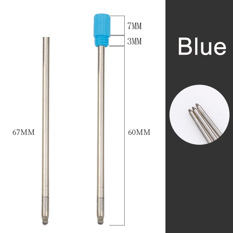 5 шт./партия, металлические стержни для ручки 7 см, 0,7 мм