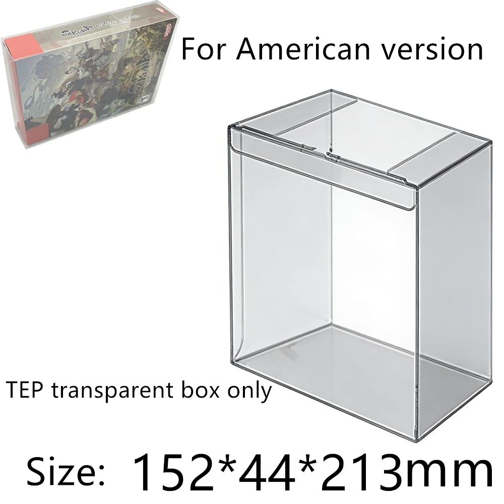 Transparent Box Protector For Sakuna: Of Rice and Ruin/NS Collect Boxes PET Storage Game Shell Clear Display Case