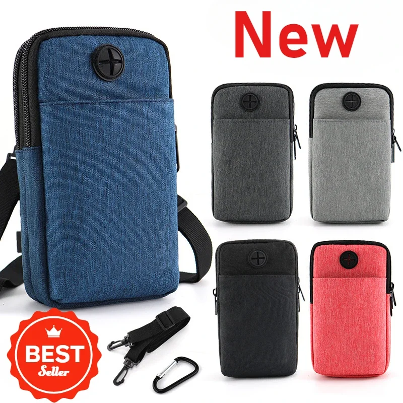 1 pçs 17.5x10cm resistente ao desgaste à prova dwaterproof água saco da cintura do telefone móvel correr lazer esportes ao ar livre viagem pequena mudança acessórios de fitness