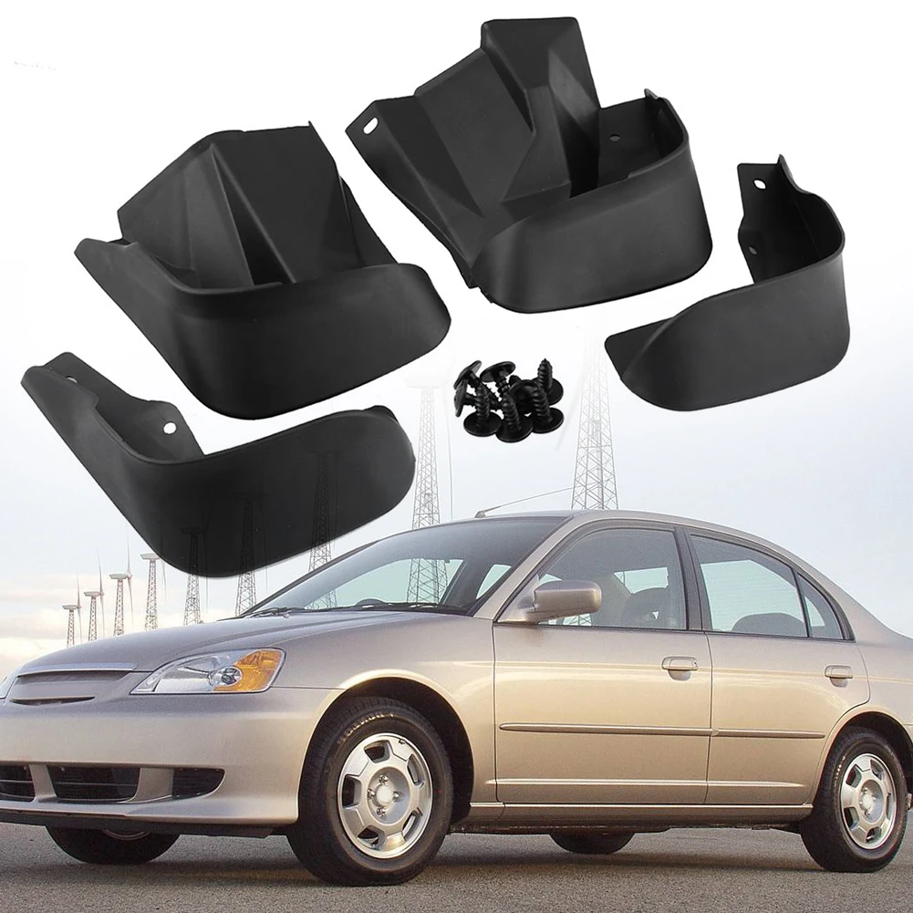 

4Pcs Car Mud Fenders Kit Front Rear Wheel Fenders Mudguards Protector for Honda Civic 1996 1997 1998 1999 2000