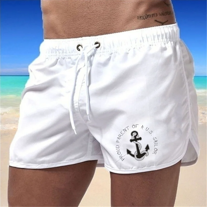 Pantalones cortos de playa para hombre, ropa de baño de diseñador, estampado, informal, a la moda, Verano