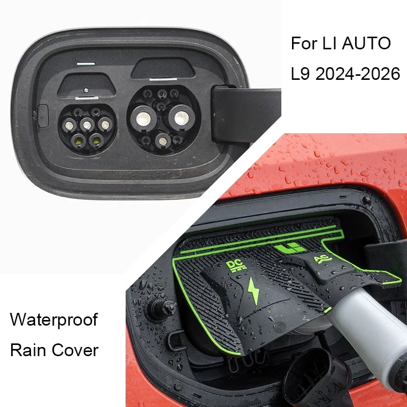 

New Energy Anti Dust Car Charging Port Waterproof Cover Auto Gun Charge Rain Cover Accessories For LI AUTO ONE L6 L7 L8 L9