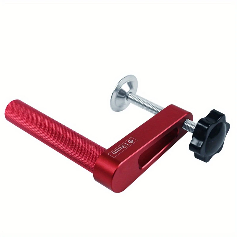 1Pc 19Mm Dog Hole Clamp Woodworking Benchtop Bench Dog Clamp Aluminum Alloy (3/4In And 0.79In) Fixed Clip