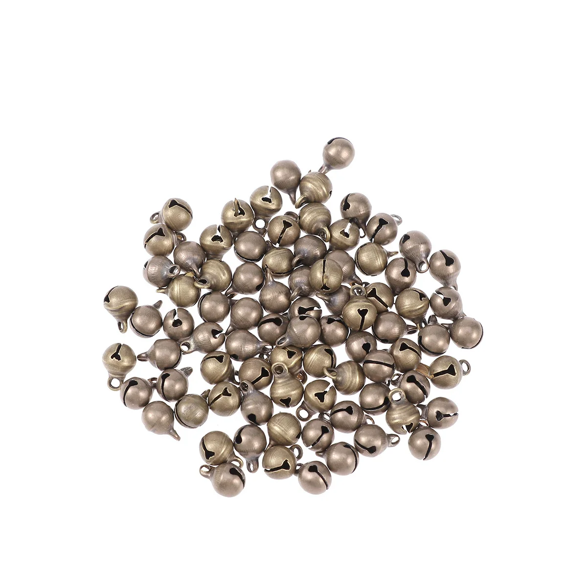 

100Pcs 6Mm Small Bells Bronze DIY Craft Supplies for Home Decoration Christmas Ornament Jewelry Making Handmade Projects