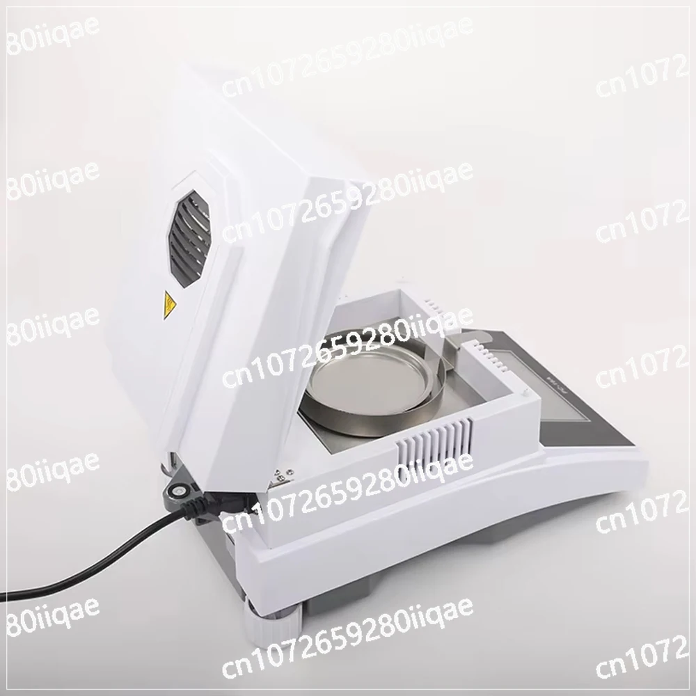 

Halogen Moisture Meter 50g 100g Food Powder Medicine Humidity Analyzer Color Tough Screen Auto Halogen Moisture Detector