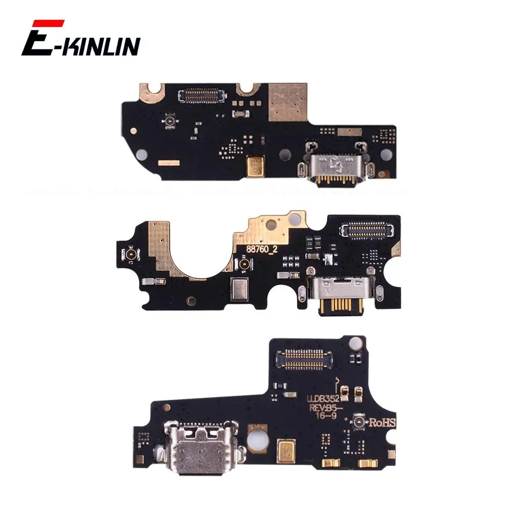 Charger USB Dock Charging Dock Port Board With Mic Microphone Flex Cable For Motorola Moto P30 Note Play P50 defy