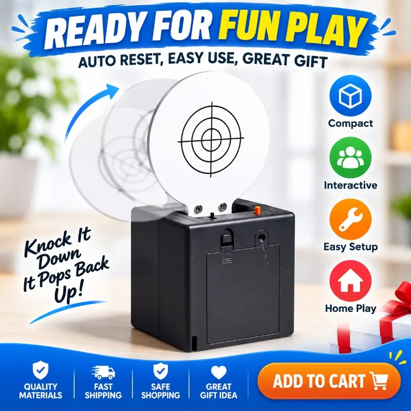 Indoor Practice Laser Induction Knock‑down Target Compatible with P320 Model