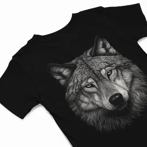Wolf T-Shirt, Wolve Tee, Wolve T shirt , Wolf graphics T-Shirt, Wolf spirit animal tee, Camping t shirt, camping shirt for dad