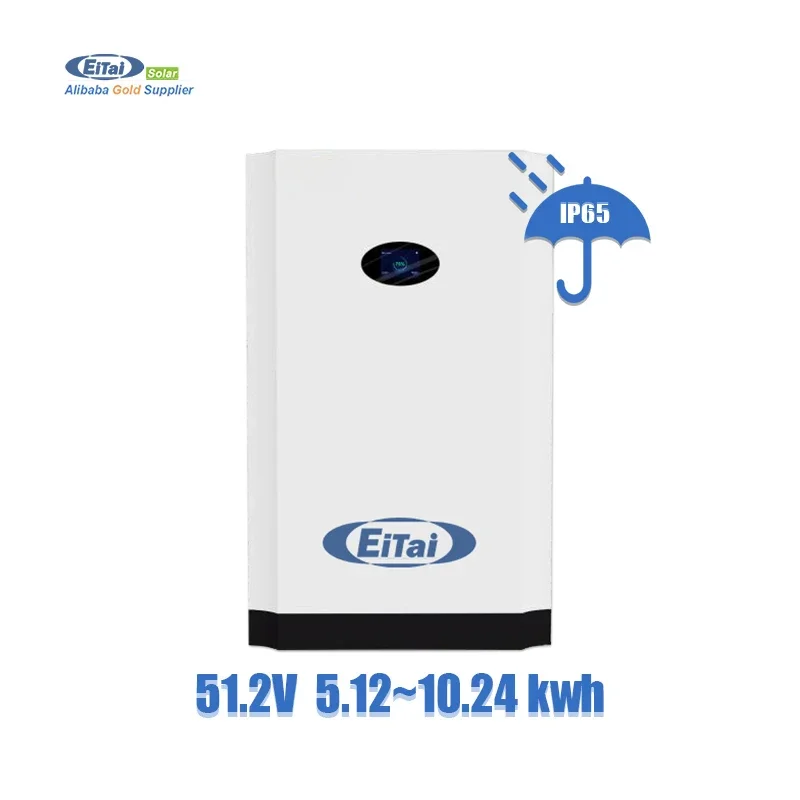 

EiTai Factory Direct Sale 6000 Cycles Power Wall 5Kwh 51.2V 200Ah Lifepo4 Lithium Battery With 5Years Warranty