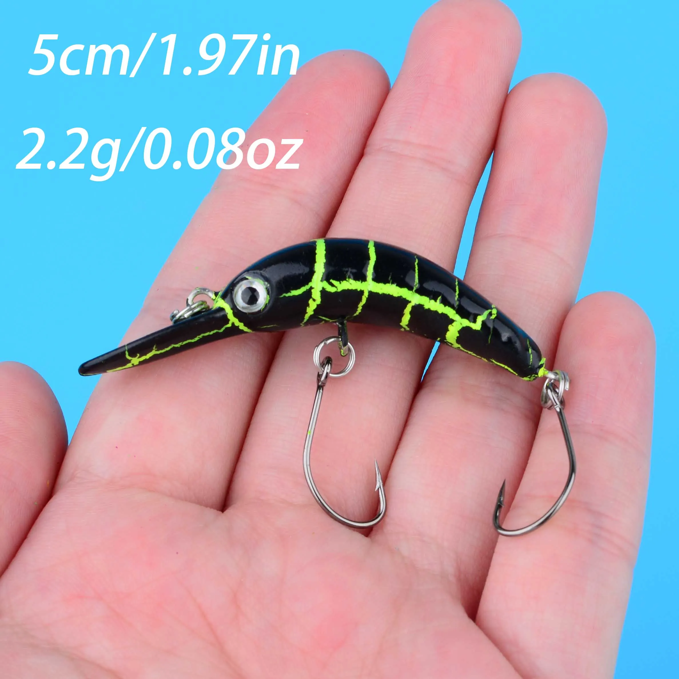 Señuelo Minnow hundimiento tipo Crankbait para lucio, lubina y trucha - imagen 4