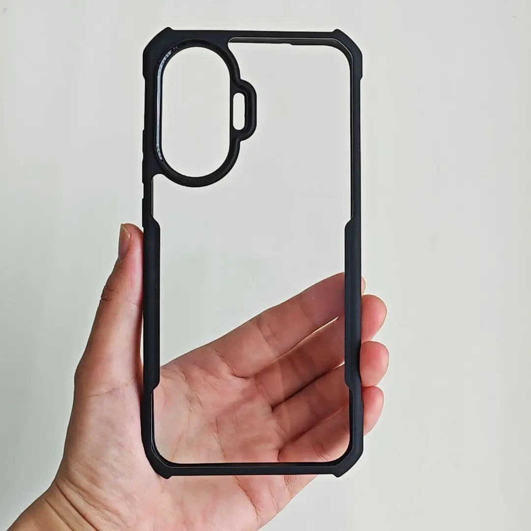 Xundd For Xiaomi POCO F7 чехол Airbags Shockproof PC + TPU Clear Anti-fall Phone Protection Cover чехол для POCO F7