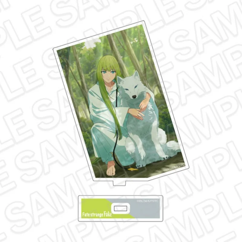 TV animation Fate/strange Fake Ayaka Sajou Saber rectangle Acrylic Stand Model Plate Keychains Desktop Ornament Fans Gifts