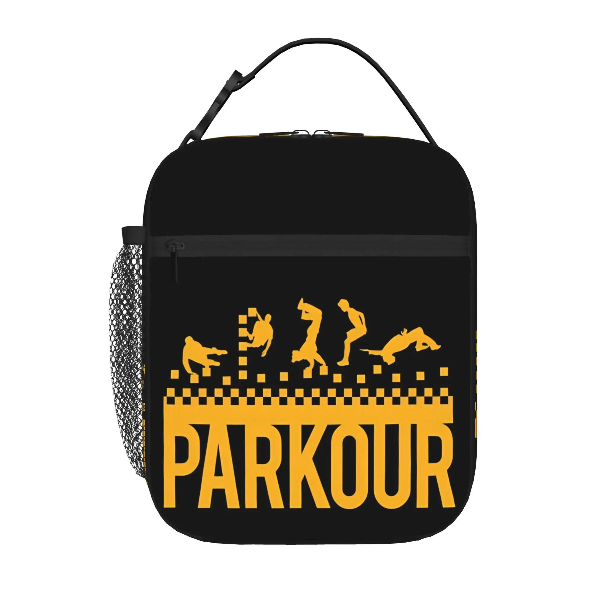 Back to school season Parkour Picnic Bag Yellow Fashion Super Quality Daily Snack Storage Lunch Bag