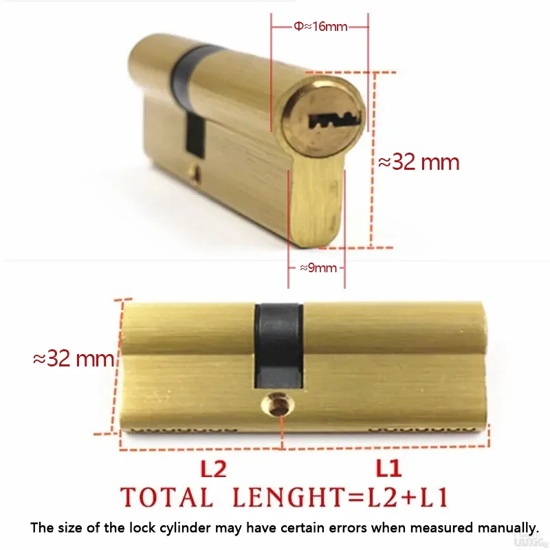 باب اسطوانة قفل متحيز 65 70 80 90 115 مللي متر اسطوانة AB مفتاح مكافحة سرقة مدخل النحاس قفل الباب إطالة الأساسية تمديد مفاتيح