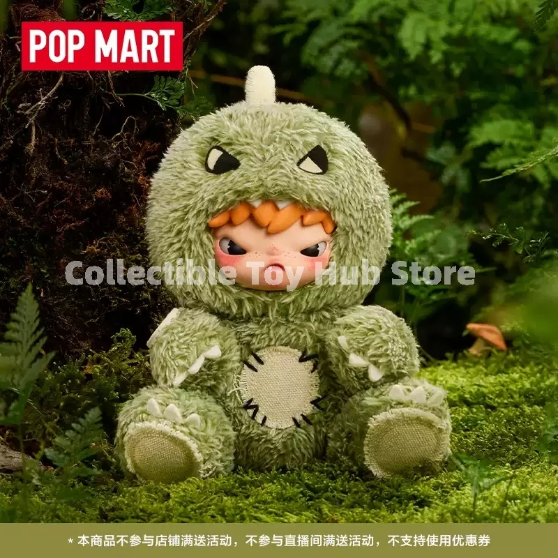 Genuine Pop Mart Hirono Dino Plush Pendant Molly Dream‑Chasing Bubble Figurine Trendy Collectible Doll Cute Gift Molly Art Toy