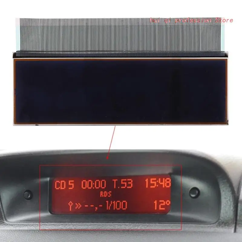 

Central Navigator Screen Panel LCD Display Monitor Navigation Panel Replacement Repair Part for 206 307 C5 Xsara Picasso