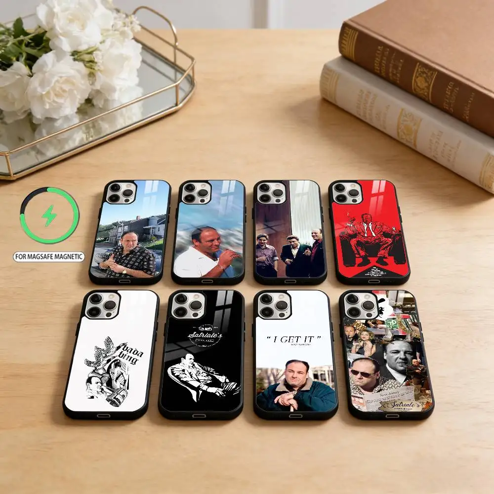 

The S-Sopranos T-Tony Phone Case For iPhone17,16,15,14,13,12,11 Plus,Pro Max Magnetic For Magsafe Wireless Charging