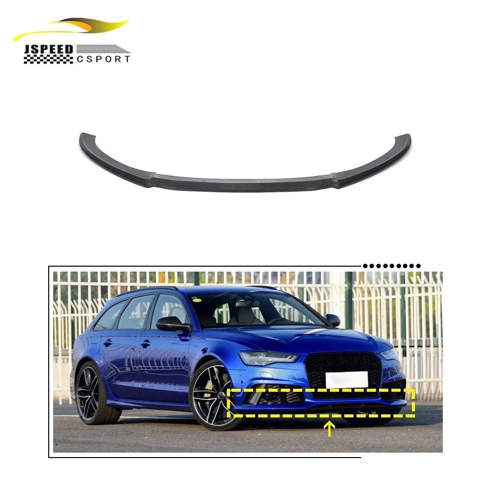 

For The carbon fiber front lip is suitable for Audi RS6 from 2013 to 2018