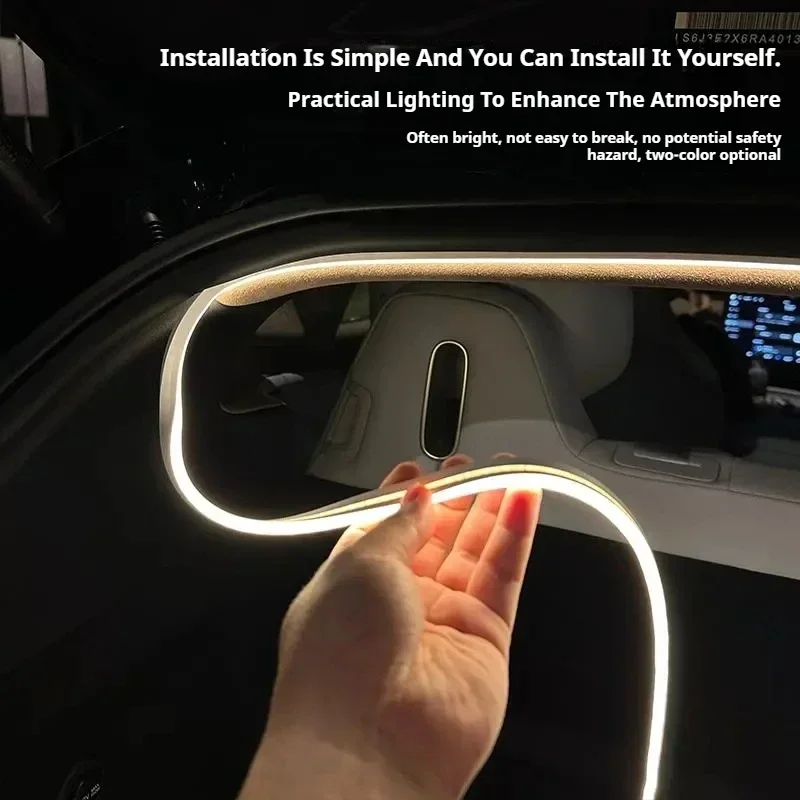Trunk Atmosphere Light Modified Light Bar Car Trunk Lighting Fit For Fiat Bravo Ritmo Decorative Lamp Car Interior Accessories view 4