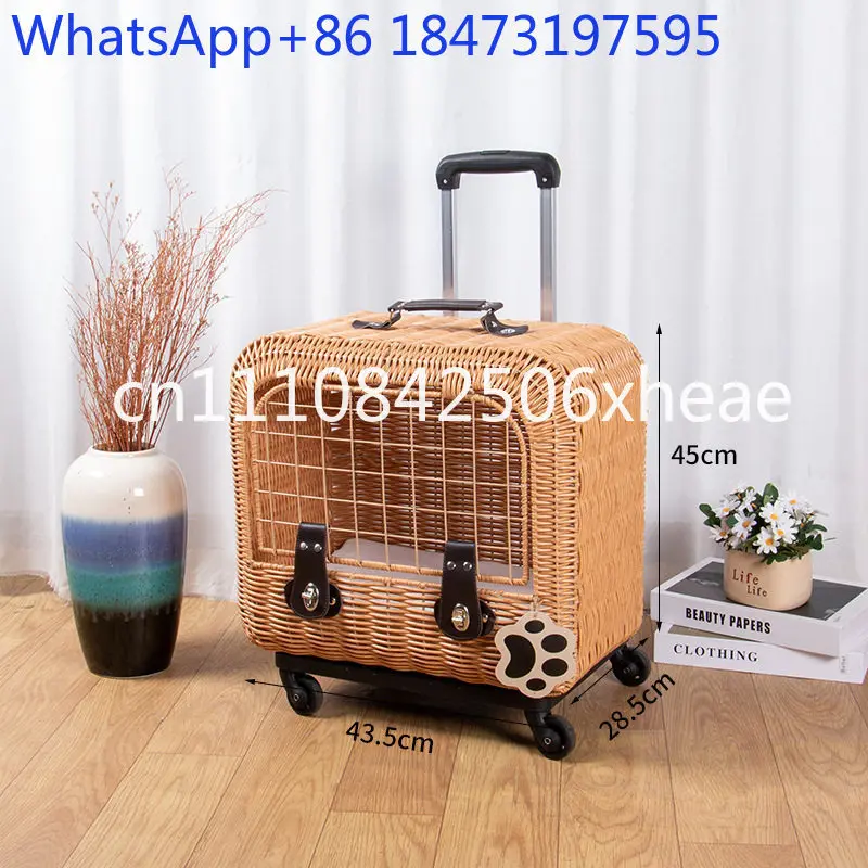 portable-pet-trolley-case-woven-suitcase-luggage-high-value-portable-large-capacity-backpack