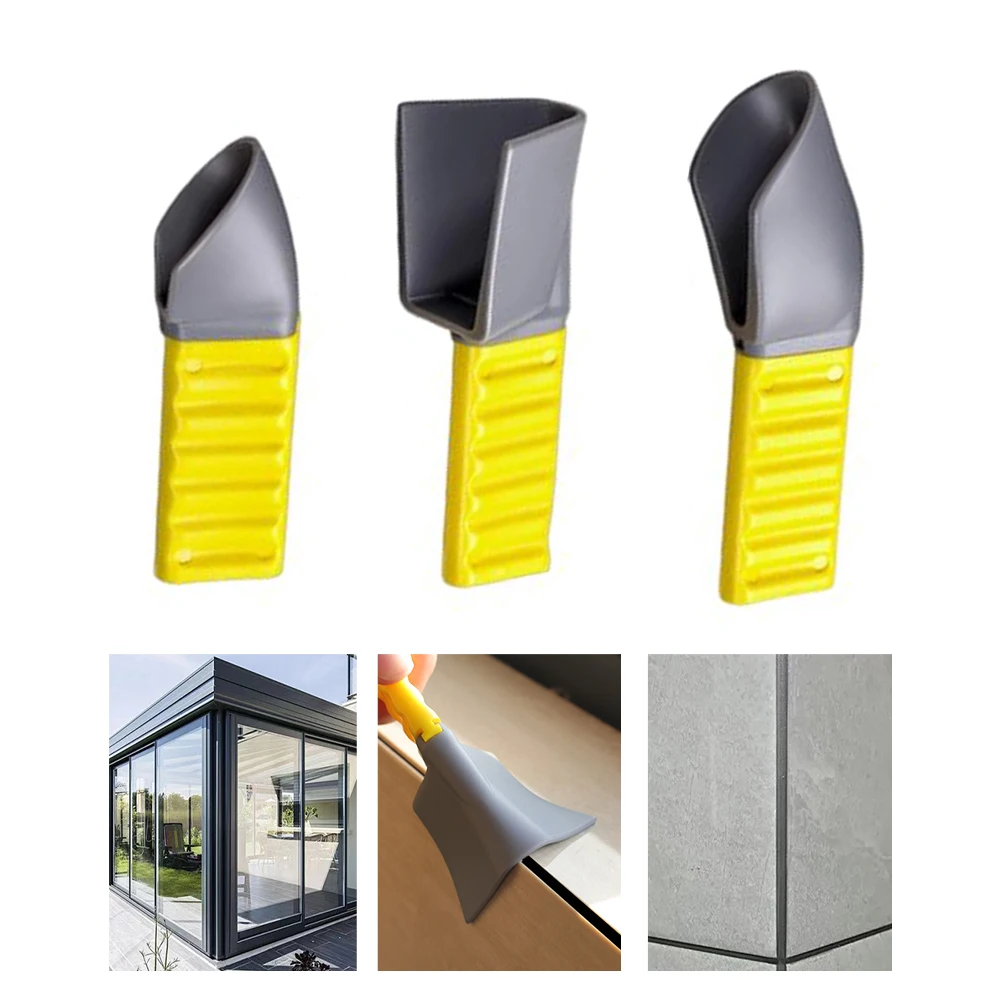 Corner Sealing and Edge Trimming Glue Scraper with Three Integrated Functions for Consistent Sealant Application Results