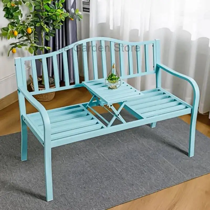 Waterproof Metal Garden Chairs Long Industerial French Fancy Garden Chairs Patio Kids Waiting Садовая Мебель Balcony Furnitures