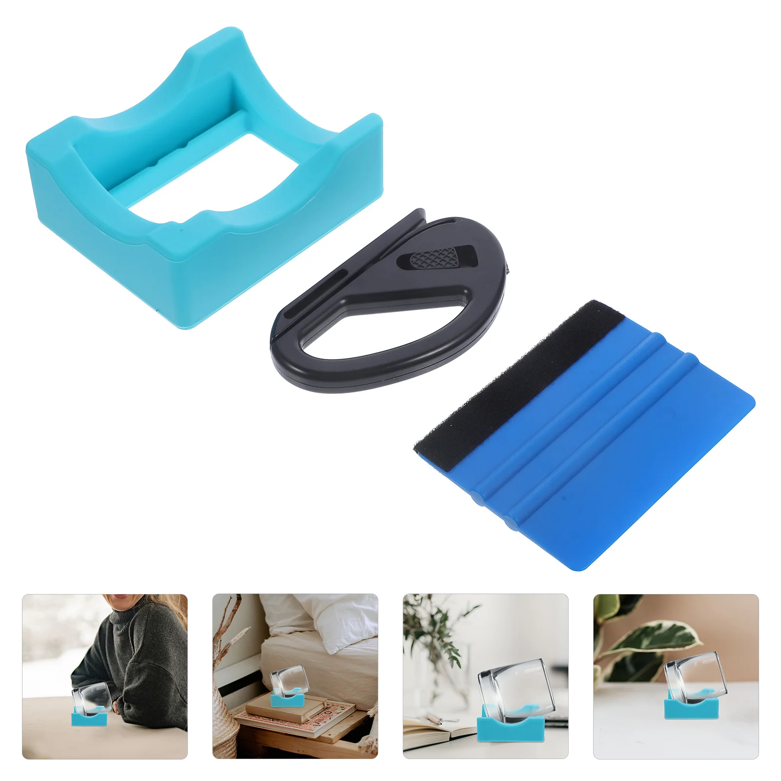 

1 set 1 Set Silicone Cup Cradle Tumbler Holder For Crafts Compact Non-Slip Desktop Stand Reusable Mug Glassware Diy Supply