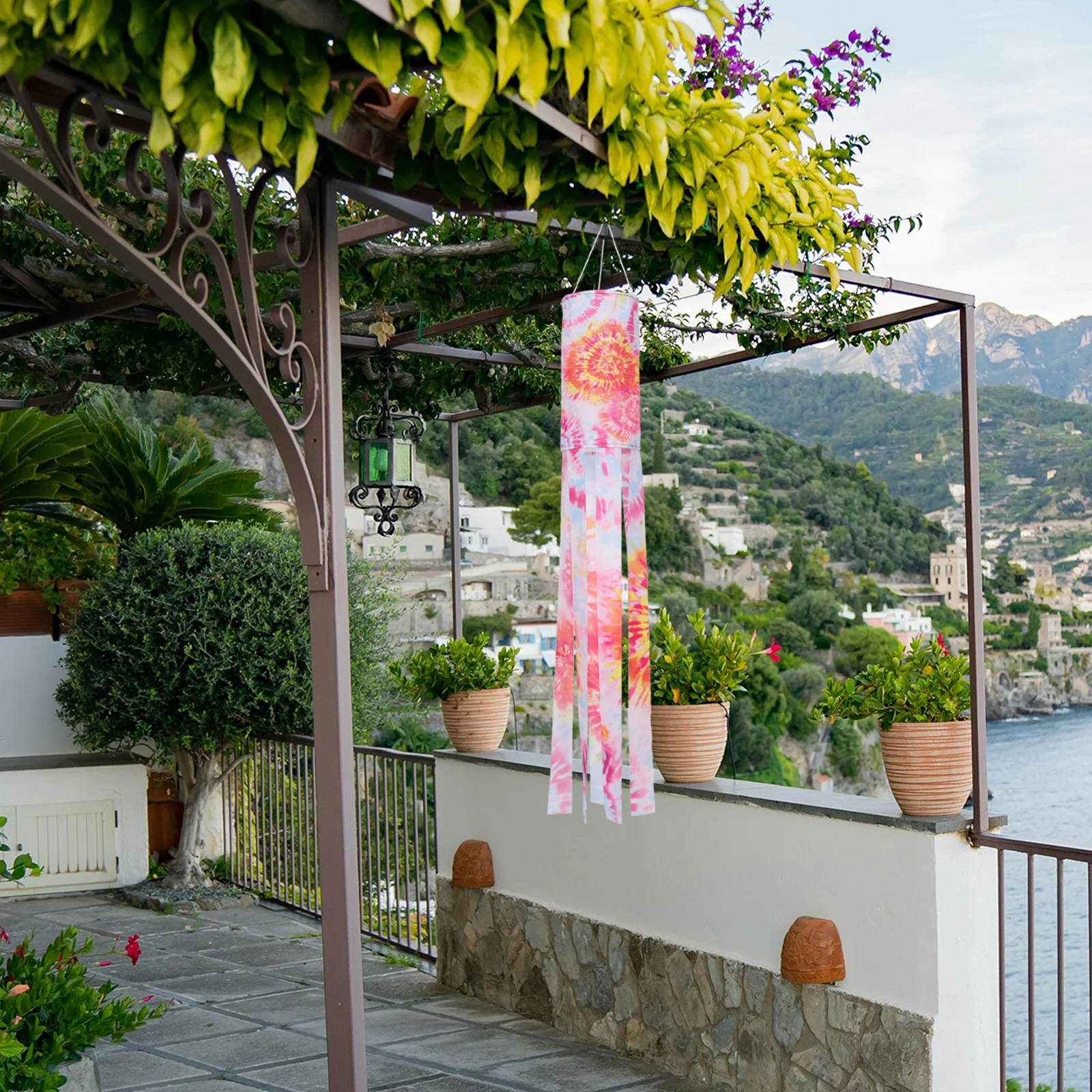 

Outdoor Yard Windsock Flag Garden Hanging Balcony Decorative Wind Sock Flag for Patio Decor Windsocks Decorative Wind Socks