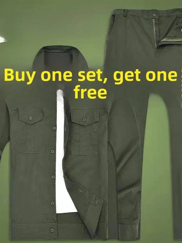 

Summer Thin Cotton Work orm Set M Labor Protection Clothes Welding Resistant Worn-Resistant Arc Welding Jaet