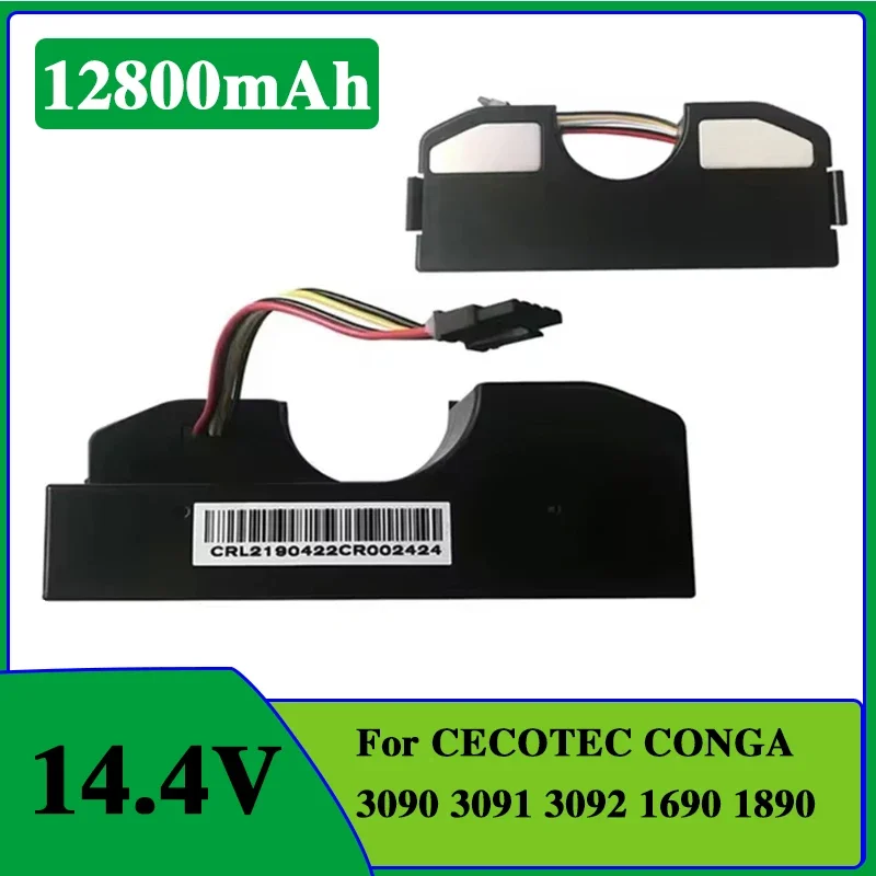 2025 NEW Vacuum Battery For CECOTEC CONGA 3090 CONGA 3091 CONGA 3092 Fits 05173 6800mAh / 44.40Wh 14.4V Li-ion