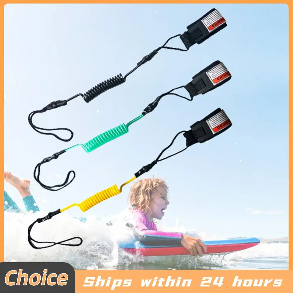 Correa de Bodyboard Enrollada Premium de TPU, Correa de Bodyboarding con Correa de Tobillo para Mantenerse en la Tabla, Accesorios de Surf