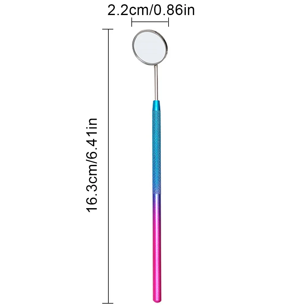 Espejos de maquillaje para limpieza bucal, espejos de extensión de pestañas, cuidado bucal, dentista, 1 piezas